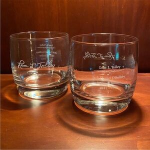 Jack Daniel’s Commemorative Lem Tolley Master Distiller Series Rocks Glasses